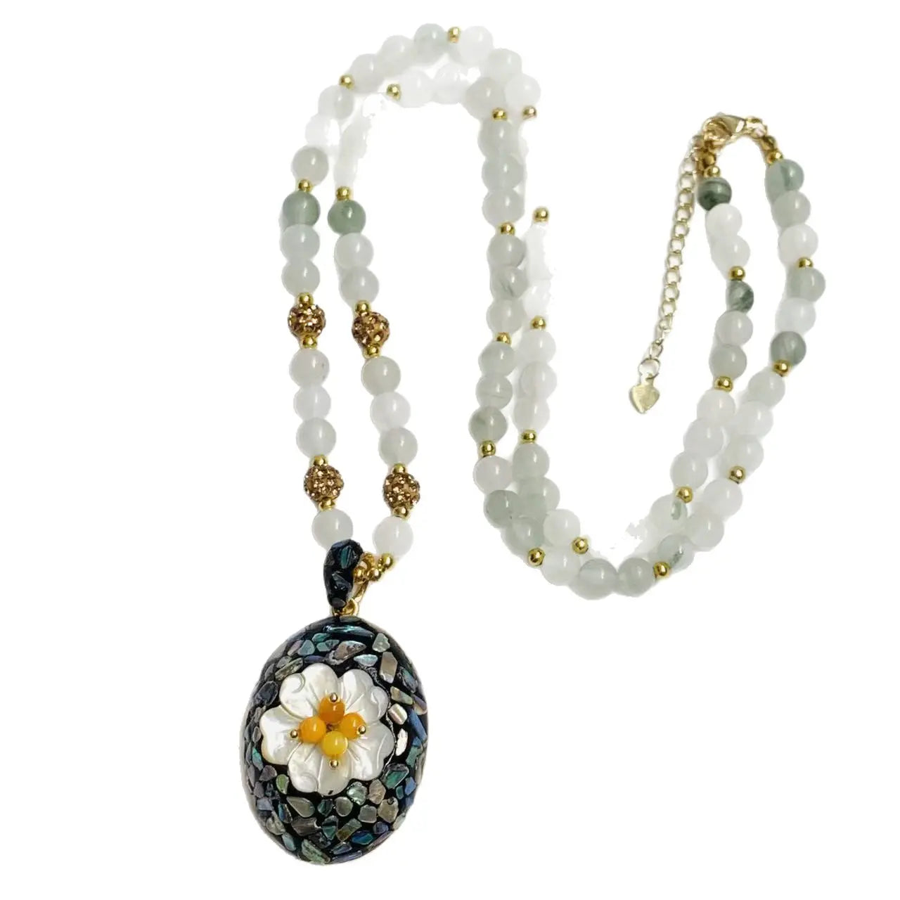 Mother-of-pearl Necklace Angel Wishes