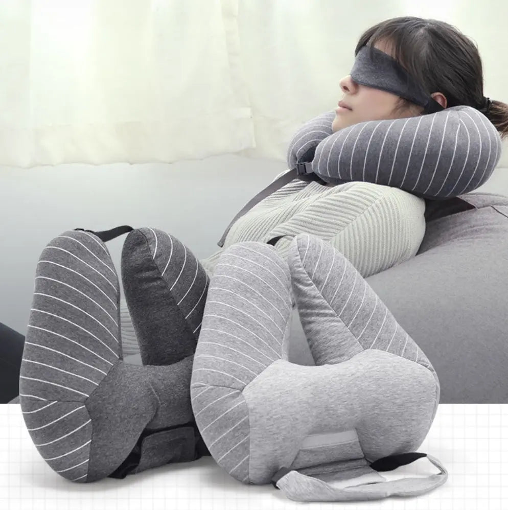 Travel pillow foam particle pillow u-shapedcervical neck pillow lumbar pillow Angel Wishes