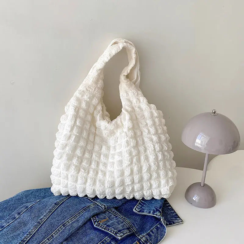 Cute Pleated Shoulder Bags Angel Wishes