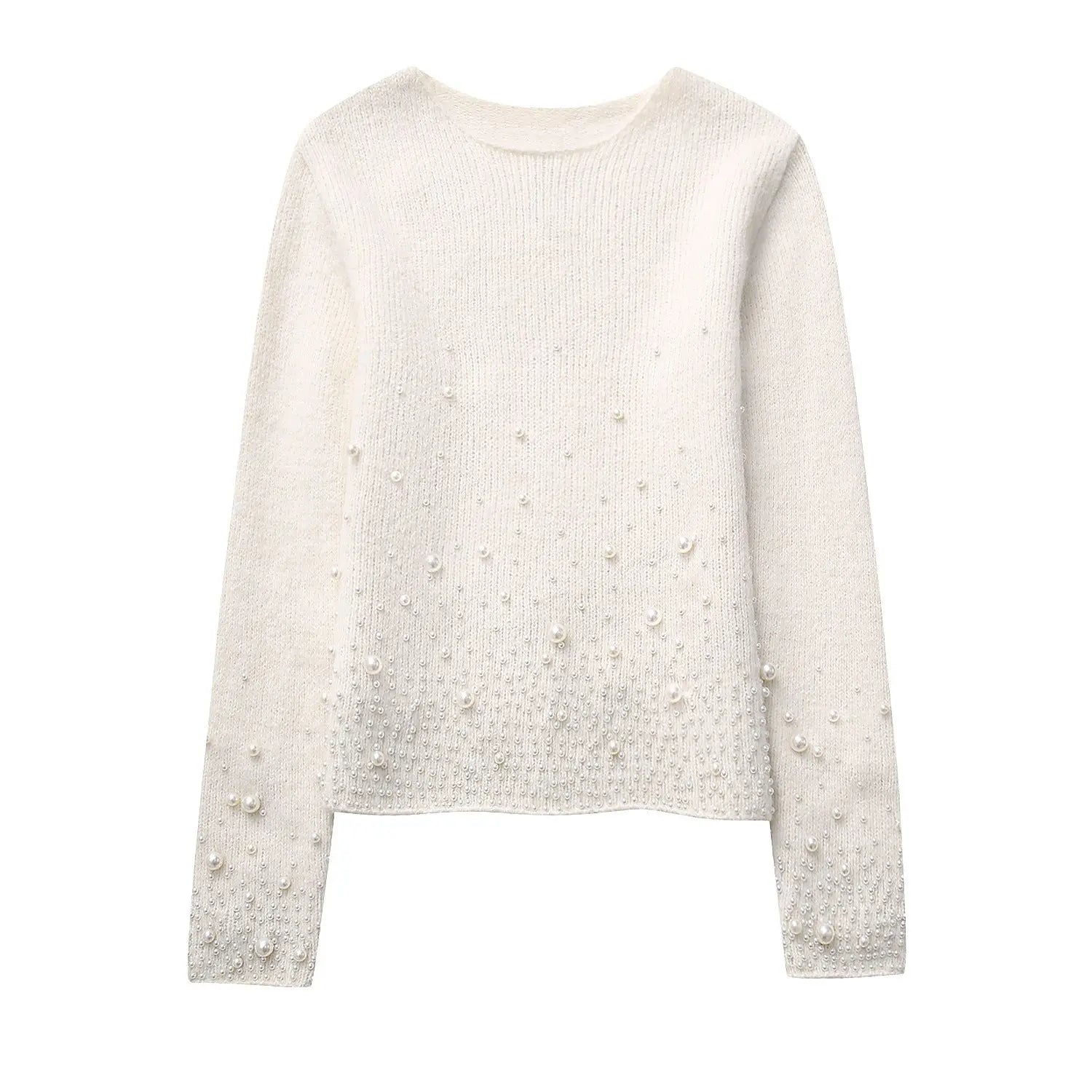 Decorated Pearls Knitwear Mini Skirt Angel Wishes