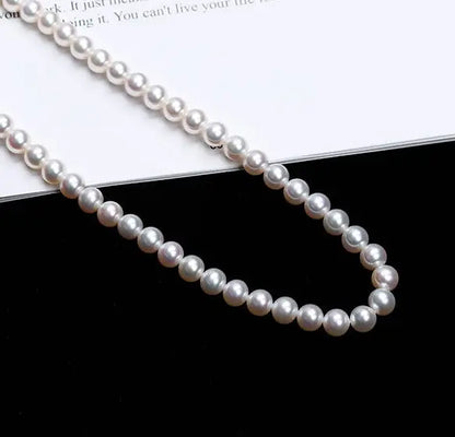 Stylish Pearl Necklace Angel Wishes