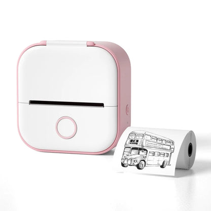 Mini Pocket Small Portable Bluetooth Cell Phone Label Thermal Printer Angel Wishes