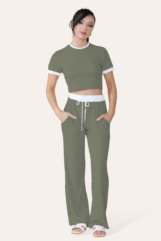 Loungewear Set: Trousers and Top for Ultimate Comfort Angel Wishes