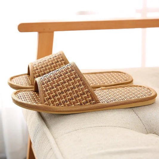 Woven Slippers Angel Wishes