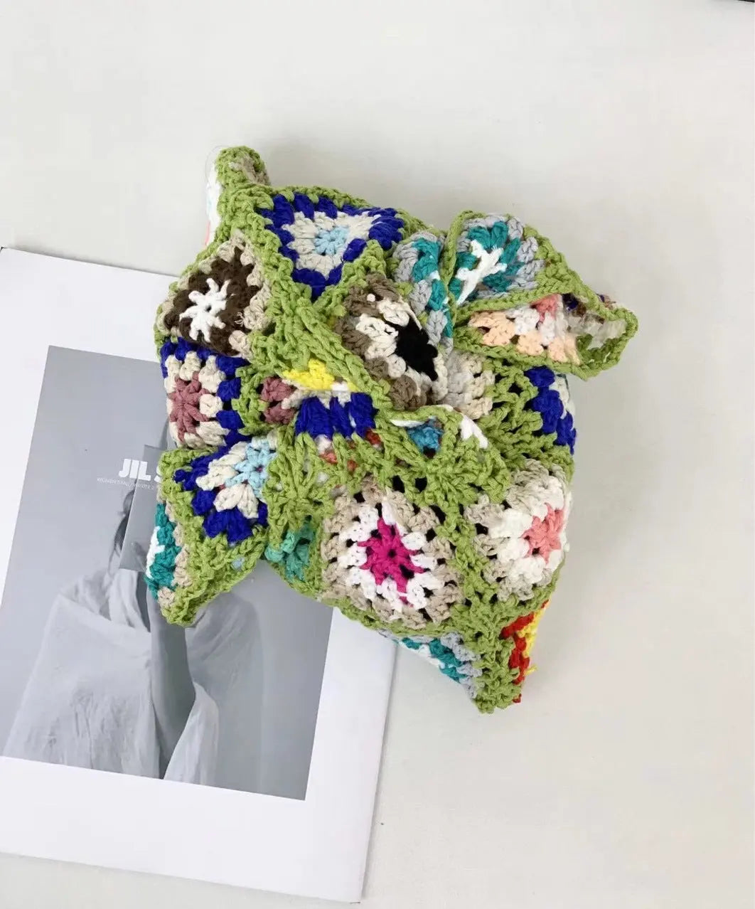 Ethnic Pattern Woven Bag - Angel Wishes