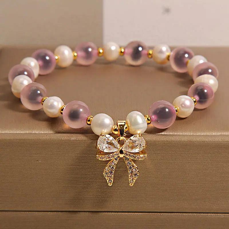Natural Agate Bracelet For Women Angel Wishes