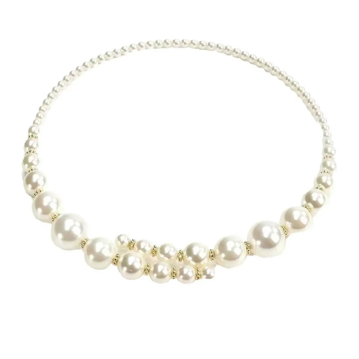 White Clavicle Necklace Angel Wishes