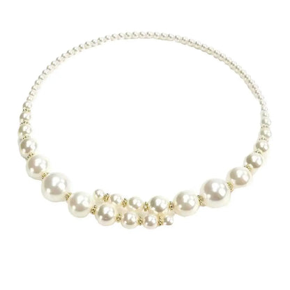White Clavicle Necklace Angel Wishes