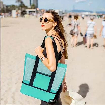 Waterproof Beach Bag With Cooler Compartment - Beach Bags Waterproof Sandproof For Women, Pool Bag & Beach Tote Bag Angel Wishes