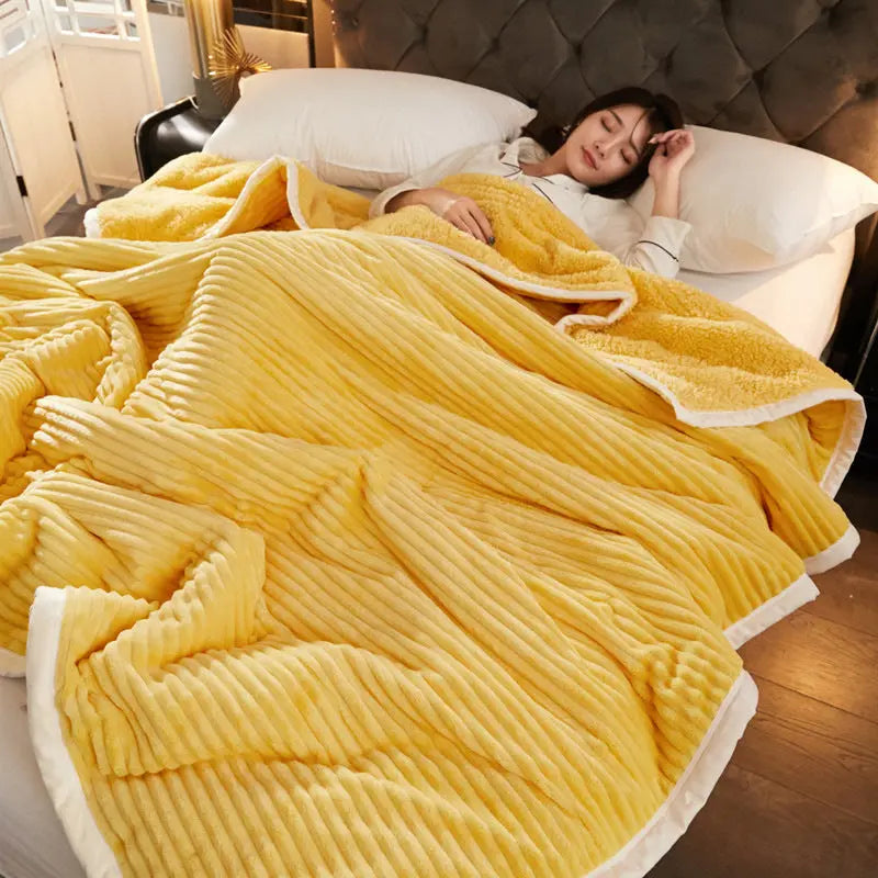 Magic Velvet Three Layer Thick Blanket Angel Wishes