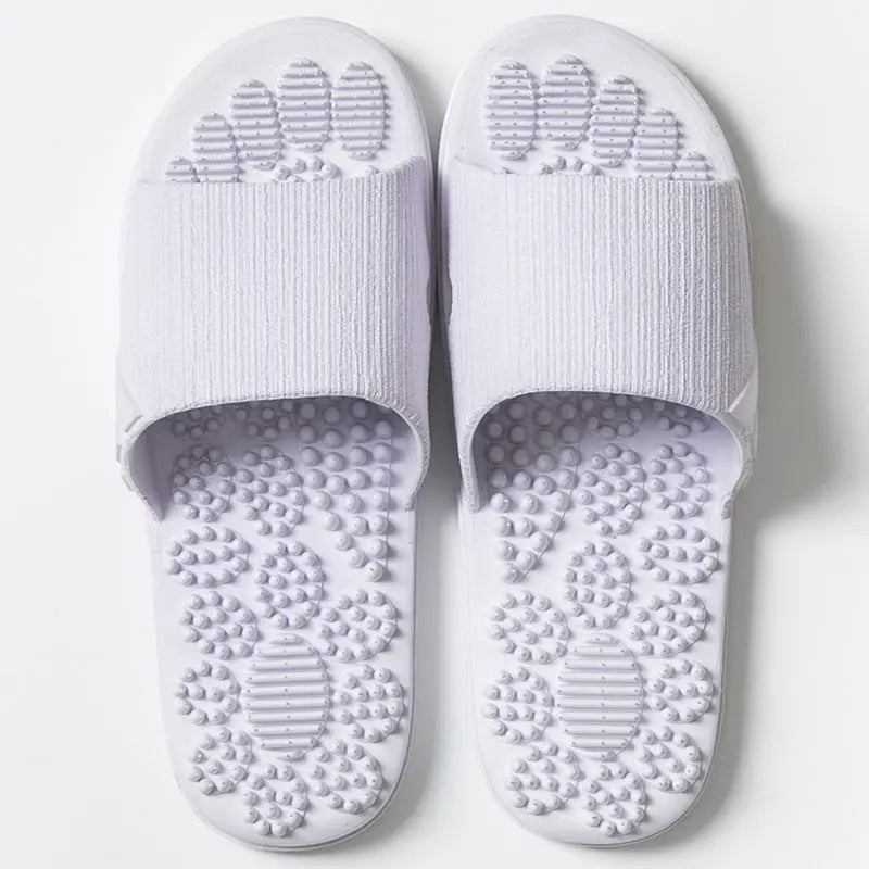 Reflexology Foot Massage Slippers Bath Slippers Tension Relief Acupuncture Feet Massager Household Slipper Foot Health Care Angel Wishes