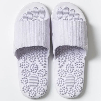 Reflexology Foot Massage Slippers Bath Slippers Tension Relief Acupuncture Feet Massager Household Slipper Foot Health Care Angel Wishes