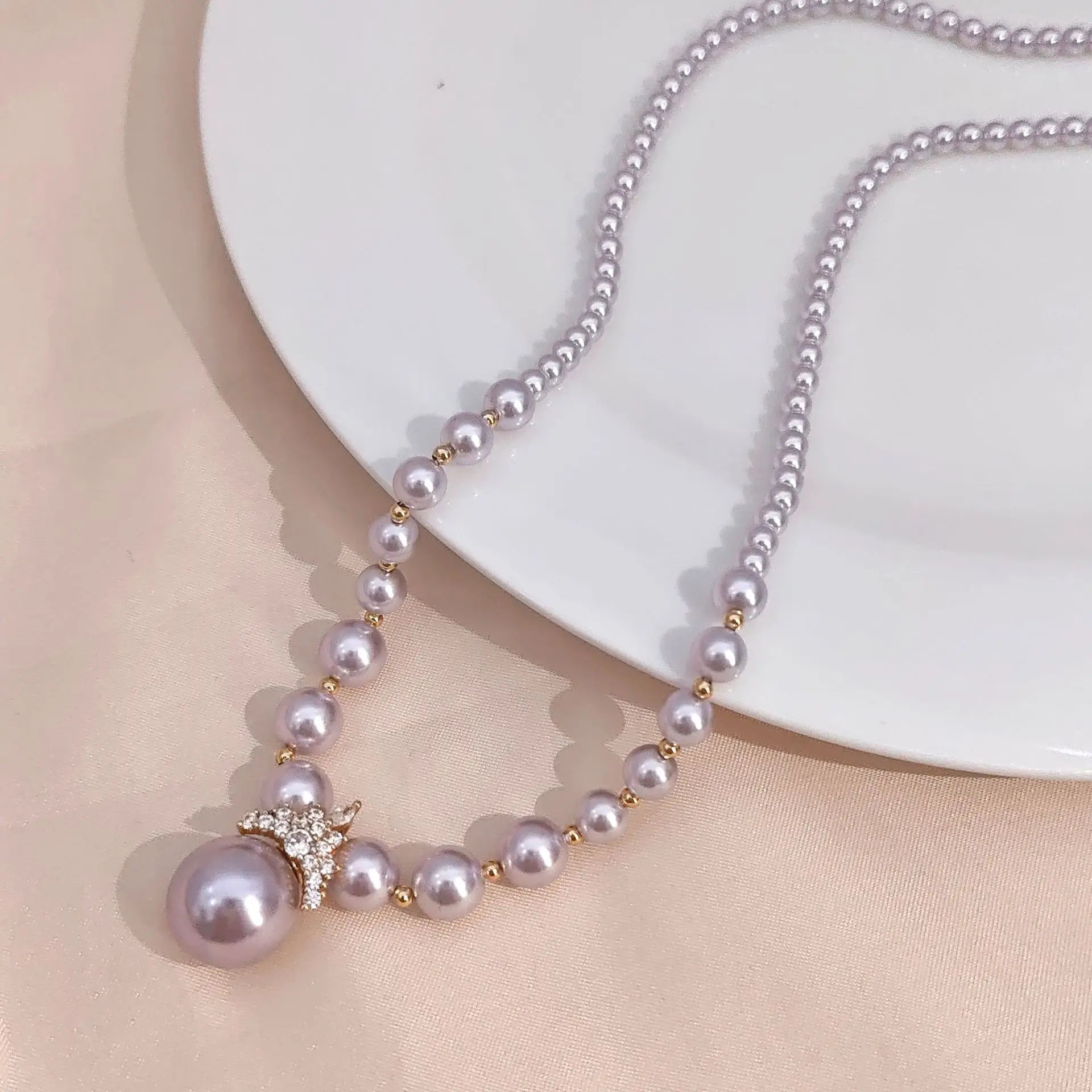 Stylish Clavicle Chain - Angel Wishes