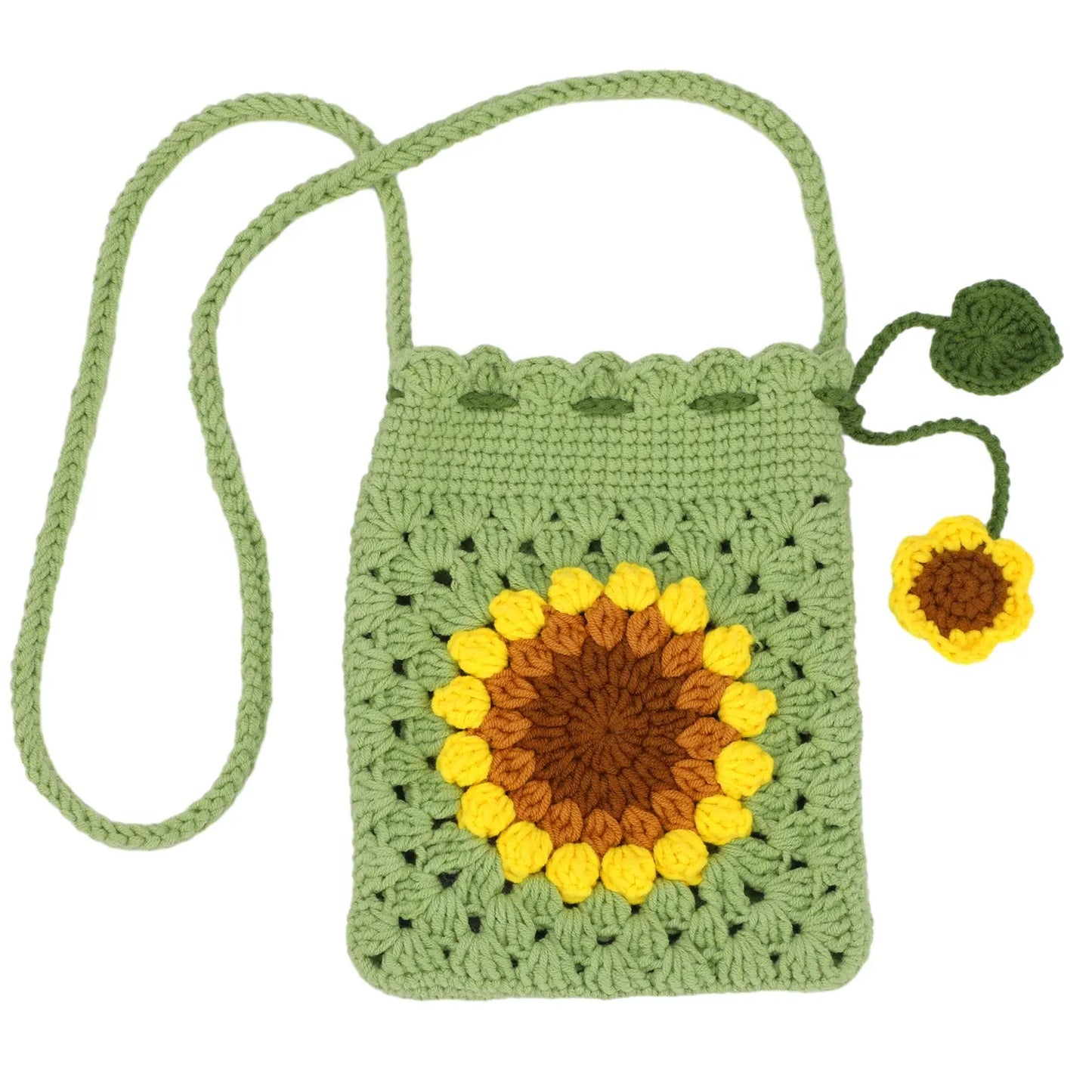 Hand Knitting Portable Crochet Bag Angel Wishes
