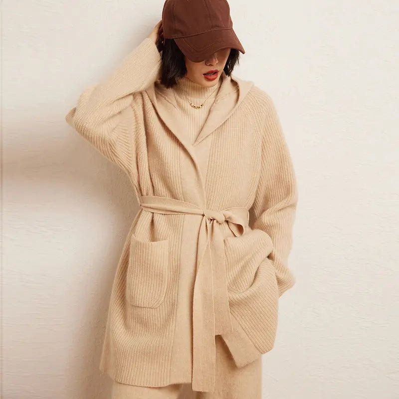 Fashion Knitted Cardigan Coat Angel Wishes