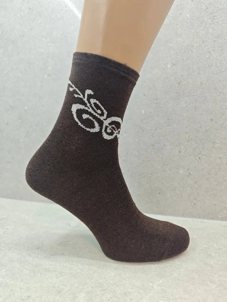Womens Colourful Patterned Tattoo Socks Pack Of 6 12 24 Pairs Angel Wishes