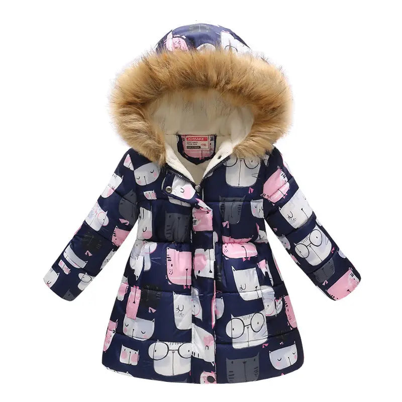 Winter Child Jackets Cotton Padded Coat Angel Wishes