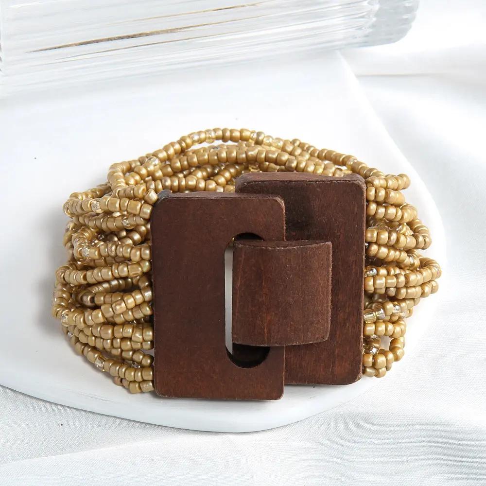 Multi-layer Elastic Stringed Beads Bracelet - Angel Wishes