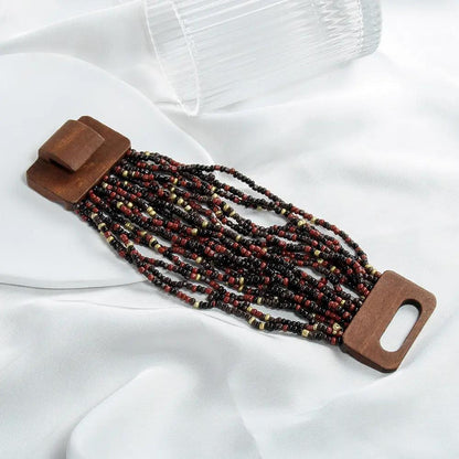 Multi-layer Elastic Stringed Beads Bracelet - Angel Wishes