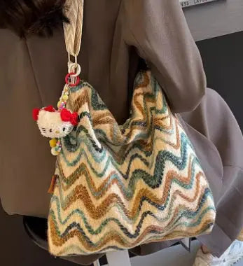 Womens Casual Ethnic-Style Embroidered Crossbody Shoulder Bag Angel Wishes