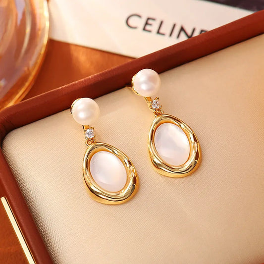 Affordable Luxury Fashion High-grade Elegant Simple Earrings Angel Wishes