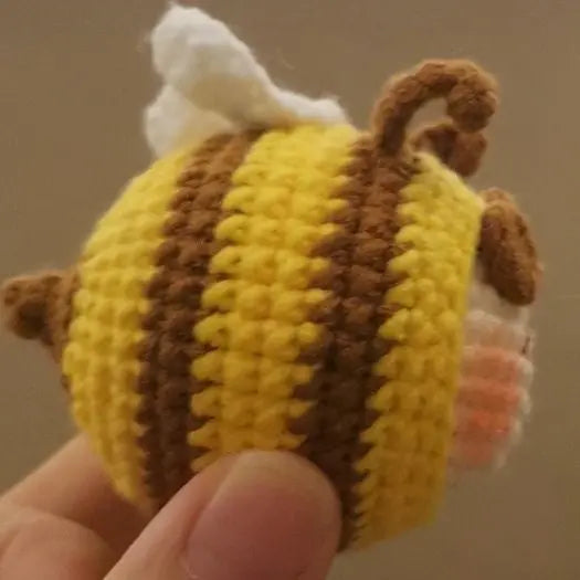 Handmade Crocheted Bee Angel Wishes