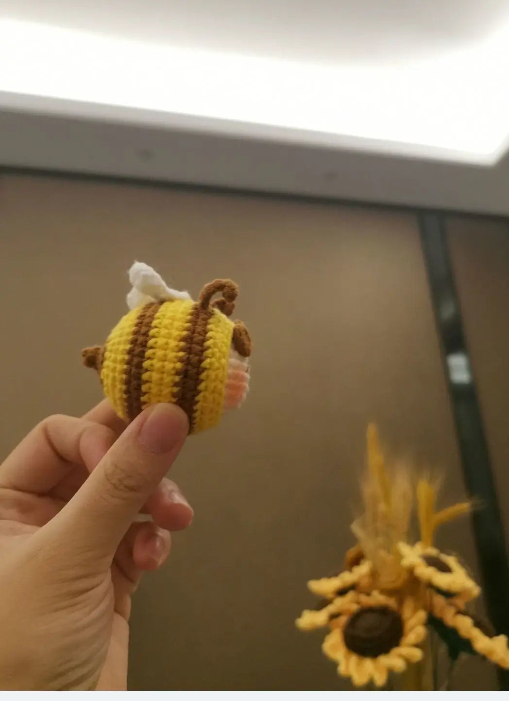 Handmade Crocheted Bee Angel Wishes