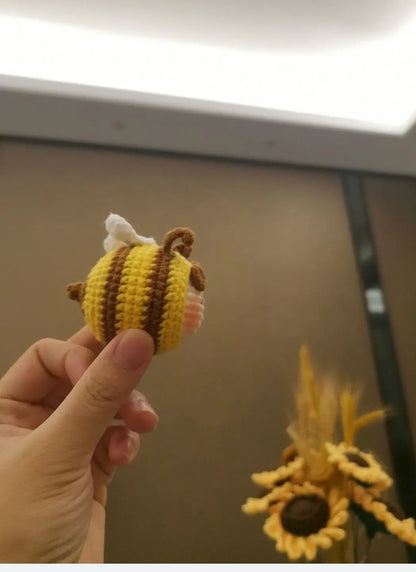 Handmade Crocheted Bee Angel Wishes