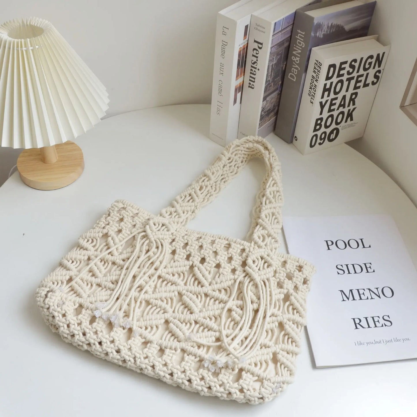 Cotton Hand-woven Bag Angel Wishes
