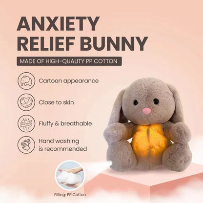 Breathing Rabbit Soothing Sensory Plush - Angel Wishes