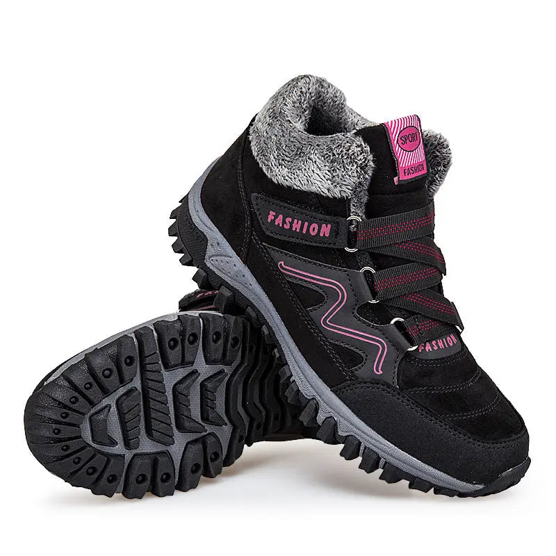 Outdoor Snow Plus Velvet Warm Women's Cotton Shoes Angel Wishes