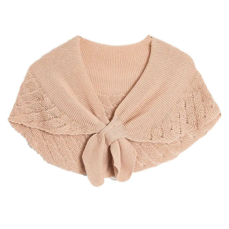 Women's Thin Fashion Wool Knitted Hollow Shawl - Angel Wishes