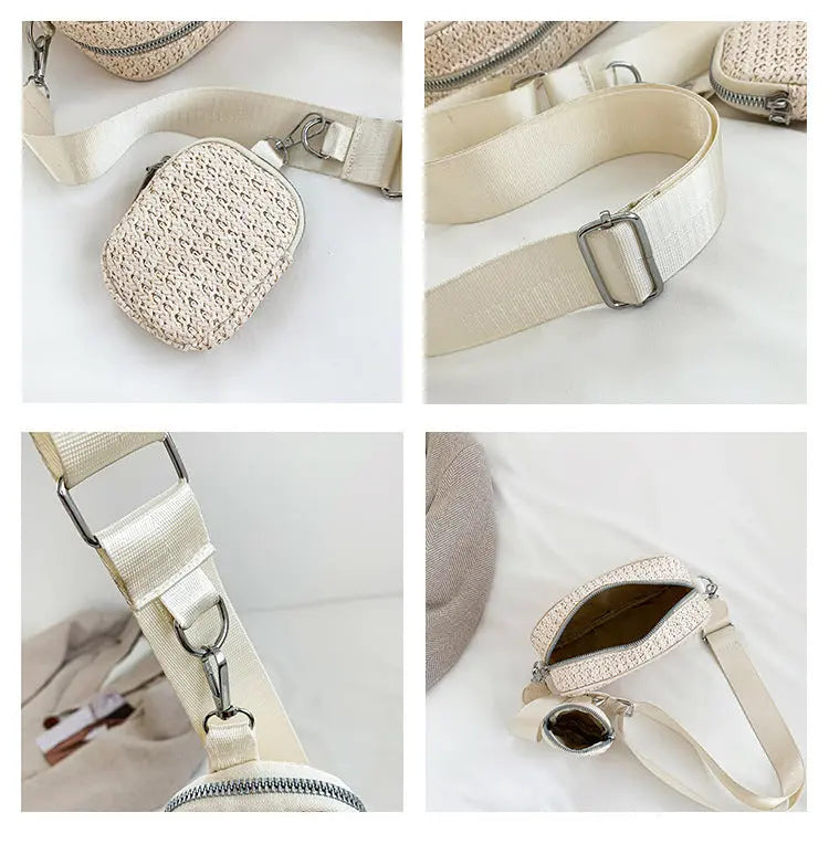 Women's Fashion Simple Casual Messenger Bag Angel Wishes