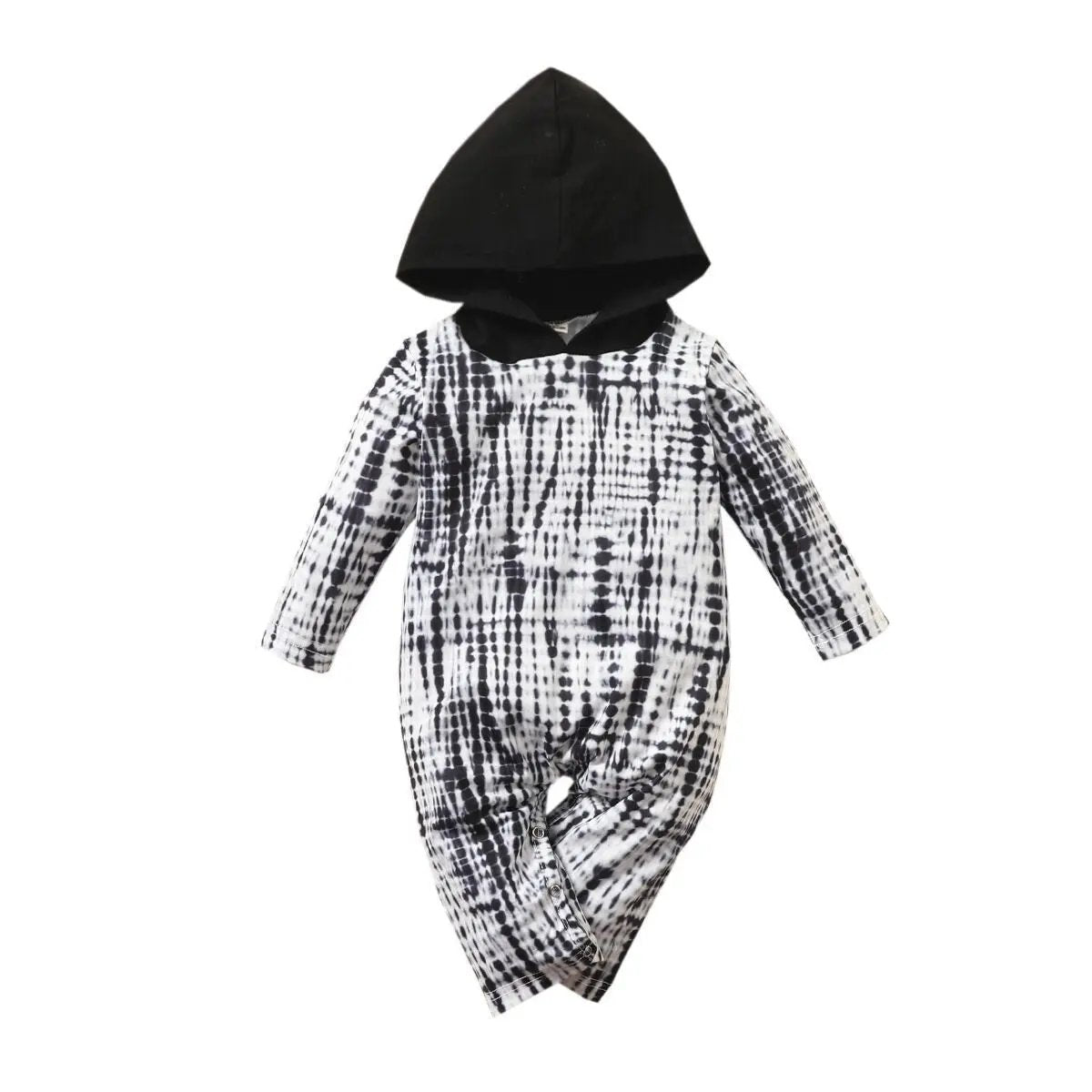 Hooded Tie-Dye Romper Angel Wishes