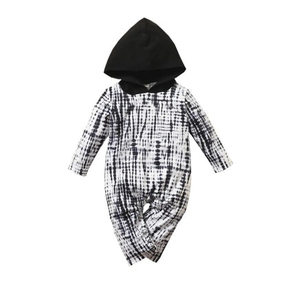 Hooded Tie-Dye Romper Angel Wishes