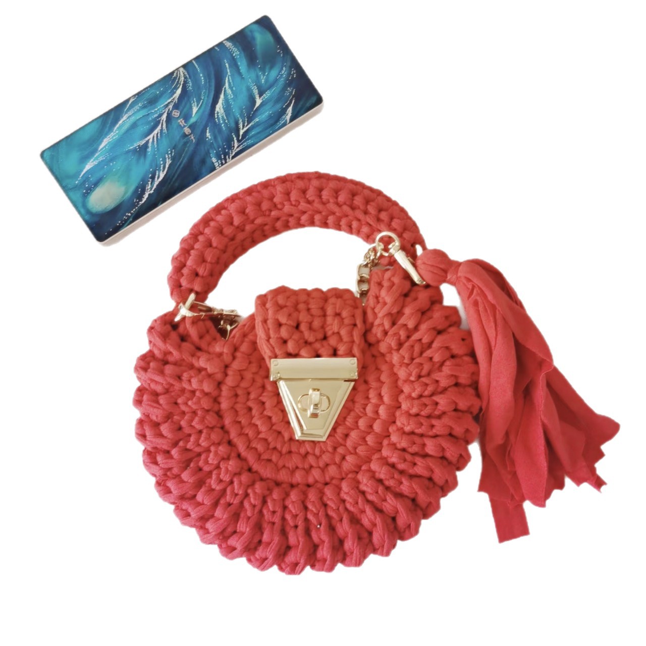 Bohemian Crochet Shoulder Bag - Angel Wishes