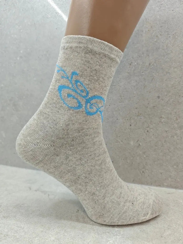 Womens Colourful Patterned Tattoo Socks Pack Of 6 12 24 Pairs Angel Wishes