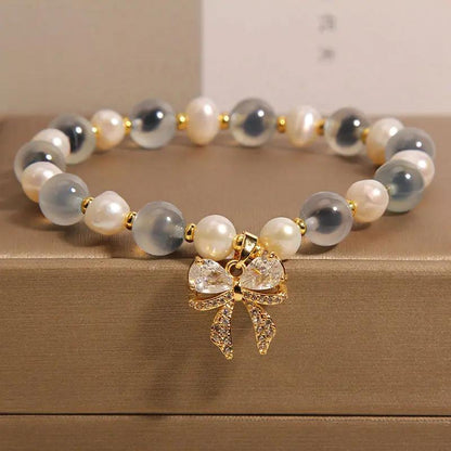 Natural Agate Bracelet For Women Angel Wishes