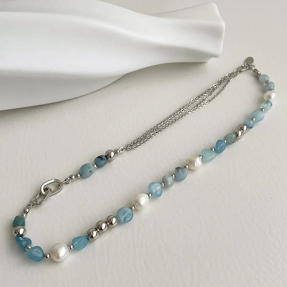 Baroque Natural Freshwater Pearls Necklace Angel Wishes