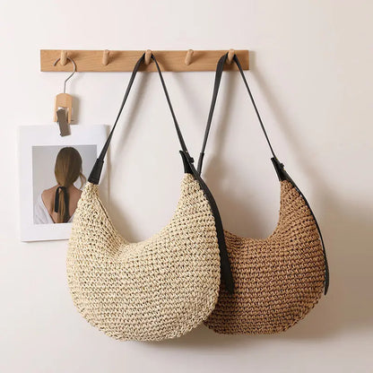 Fashionable Straw Bag Angel Wishes