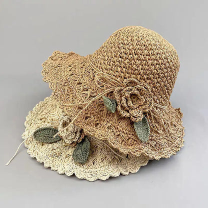 Hand-woven Summer Straw Hats Angel Wishes