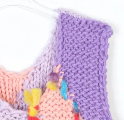 Colourful Crochet Vest Angel Wishes