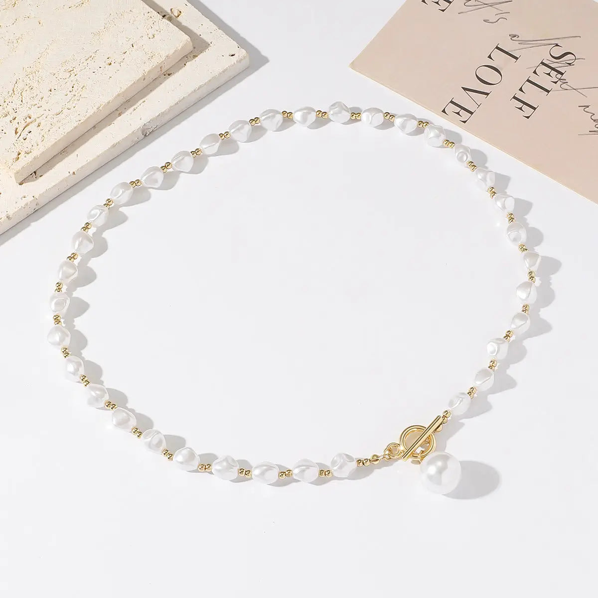 T-shaped Buckle Fashion Women's Necklace Angel Wishes