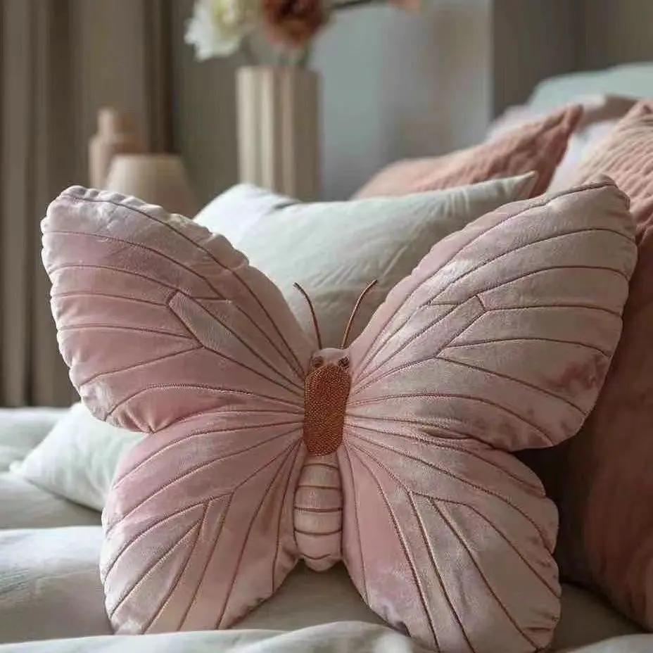 Butterfly Decorative Pillows Angel Wishes