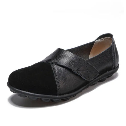 Women Loafers Patchwork Soft Sole Flat Shoes Angel Wishes