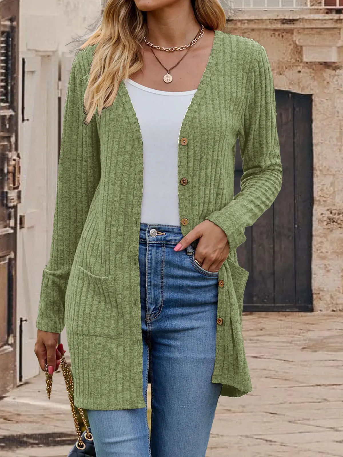 Fashion Knitted Cardigan Coat Angel Wishes