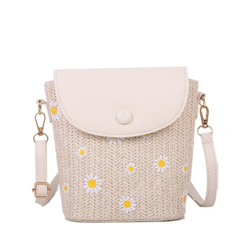 Raffia Straw Bag Angel Wishes