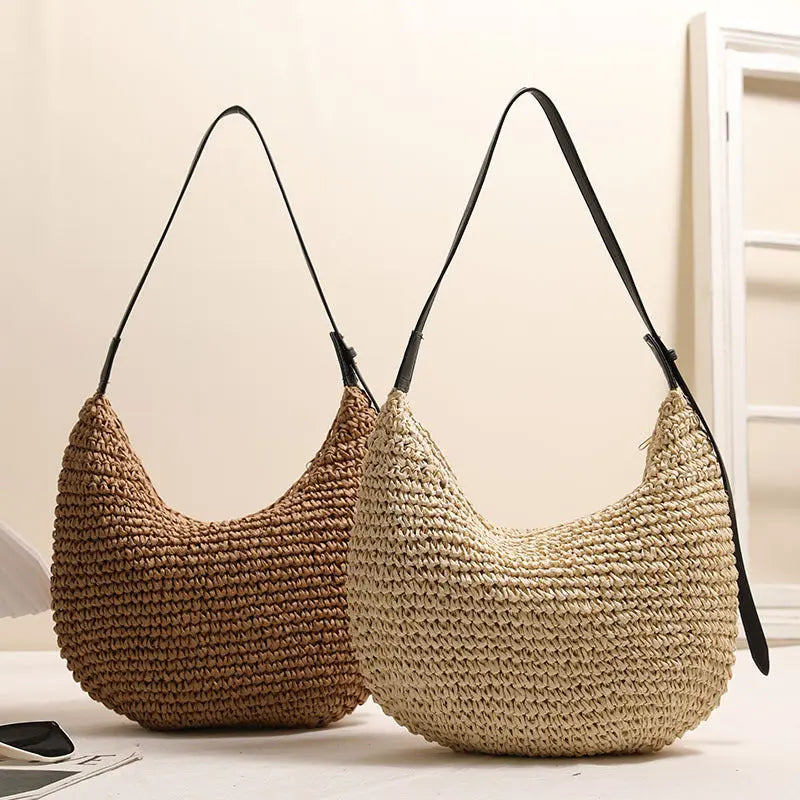 Fashionable Straw Bag Angel Wishes