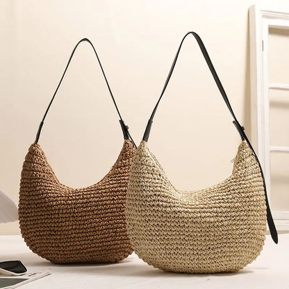 Fashionable Straw Bag Angel Wishes