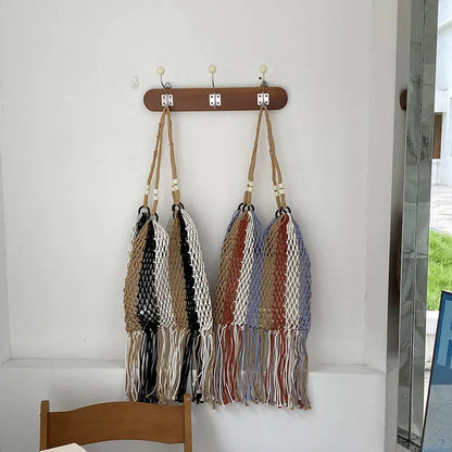 Hand-woven Single Shoulder Large Capacity Beach Resort National Romantic Angel Wishes